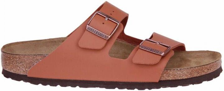Birkenstock Arizona Slippers Ginger Brown Narrow fit | Cognac | Imitatieleer - Foto 7