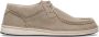Birkenstock Beige Platte Schoenen Handgemaakte Suède Mocassin - Thumbnail 1