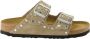 BIRKENSTOCK Teenslippers Dames Arizona Rivet Border Maat: 39 Materiaal: Suède Kleur: Beige - Thumbnail 2