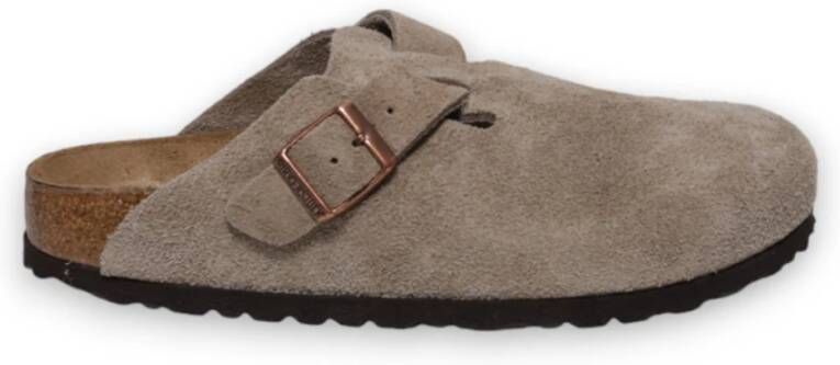 Birkenstock Beige Sandalen met Kurken Voetbed