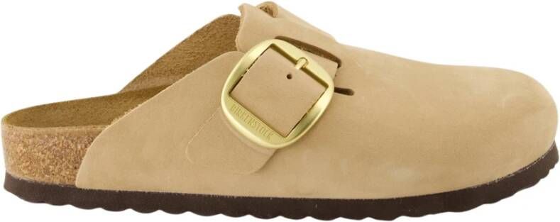 Birkenstock Comfortabele Knuppel Pantoffels voor Alledaags Gebruik Beige Dames - Foto 8