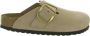 Birkenstock Comfortabele Knuppel Pantoffels voor Alledaags Gebruik Beige Dames - Thumbnail 13