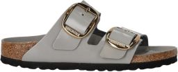 Birkenstock Arizona Big Buckle Slippers High Shine Stone Coin Narrow Fit Dames