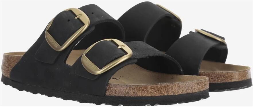 Birkenstock Sandales ouvertes en cuir verni avec semelle en liège Black Dames - Foto 16