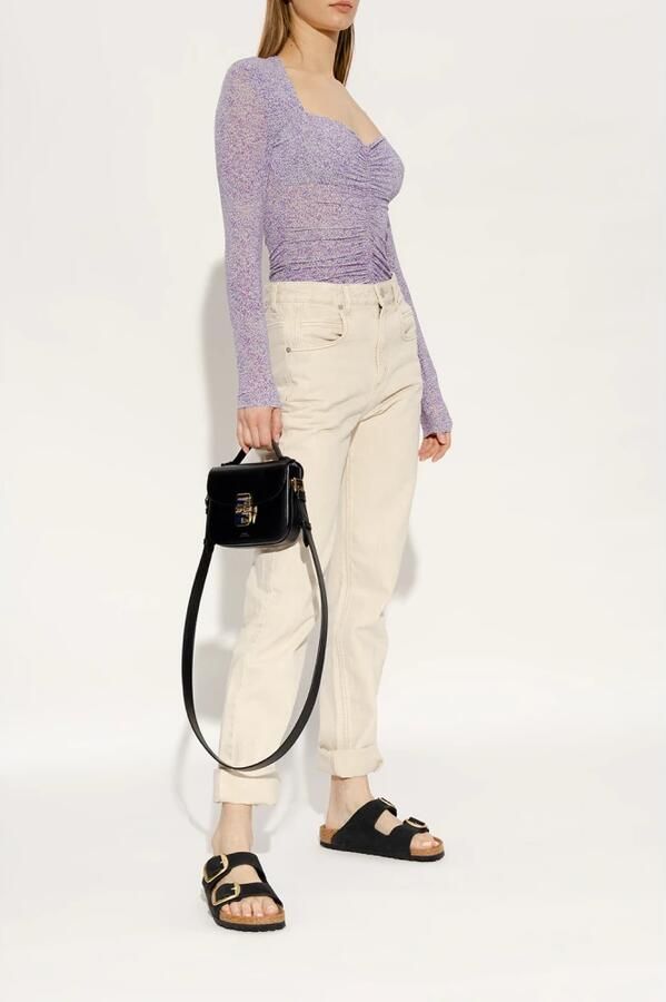 Birkenstock Sandales ouvertes en cuir verni avec semelle en liège Black Dames - Foto 13