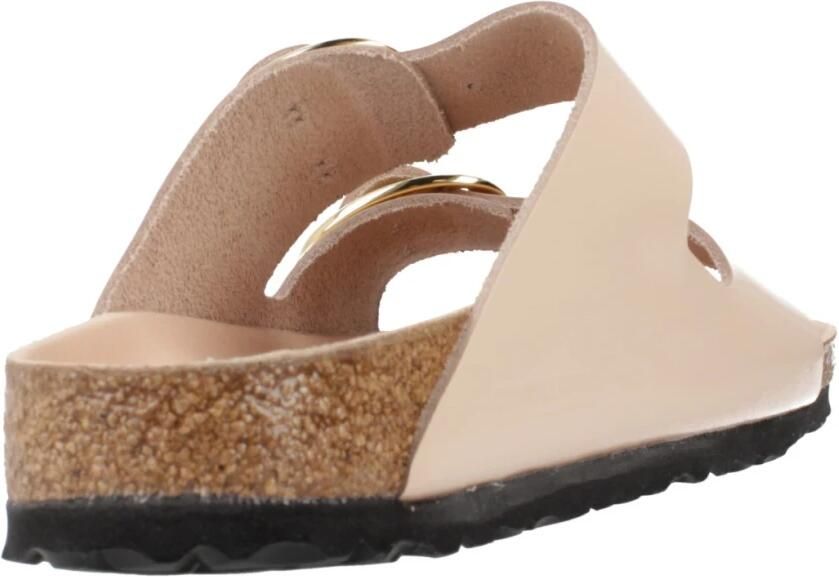 BIRKENSTOCK Slippers Dames Arizona Big Buckle Dames Leer Beige - Foto 12