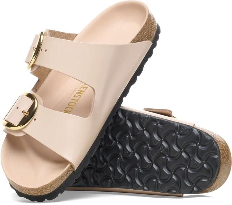 BIRKENSTOCK Slippers Dames Arizona Big Buckle Dames Leer Beige - Foto 9