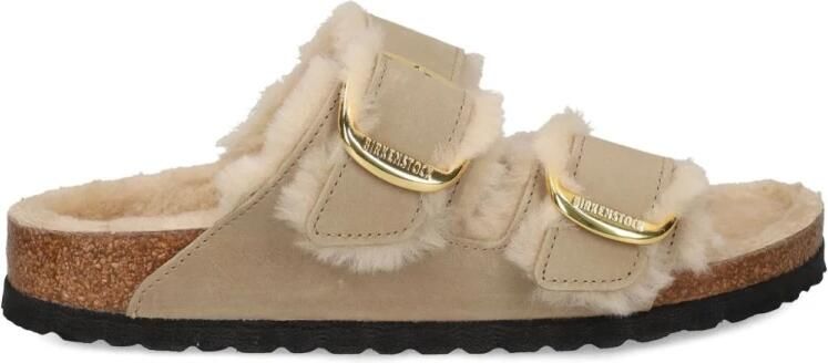 Birkenstock Arizona Big Buckle Shearling Smalle Pasvorm