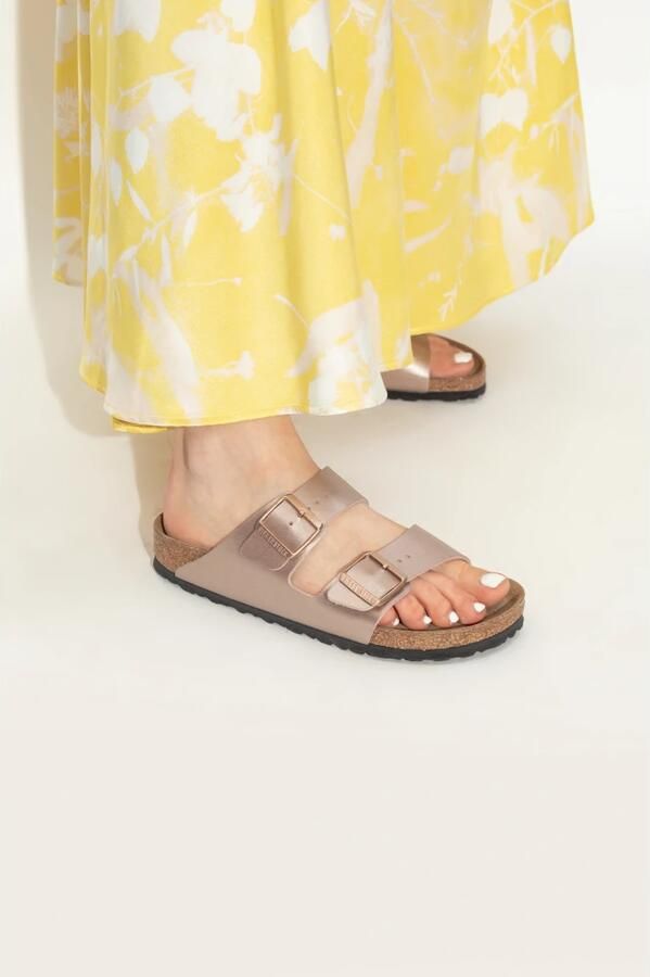 Birkenstock Women's Arizona BF 9 Sandalen Regular beige - Foto 4