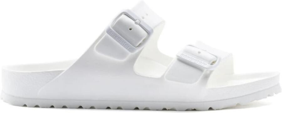 Birkenstock Witte Rubberen Slipper Dubbele Gespsluiting White - Foto 9
