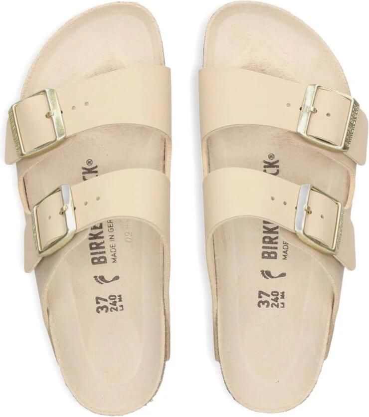 Birkenstock 's Arizona BS Birko-Flor Triples Sandalen Narrow beige - Foto 14