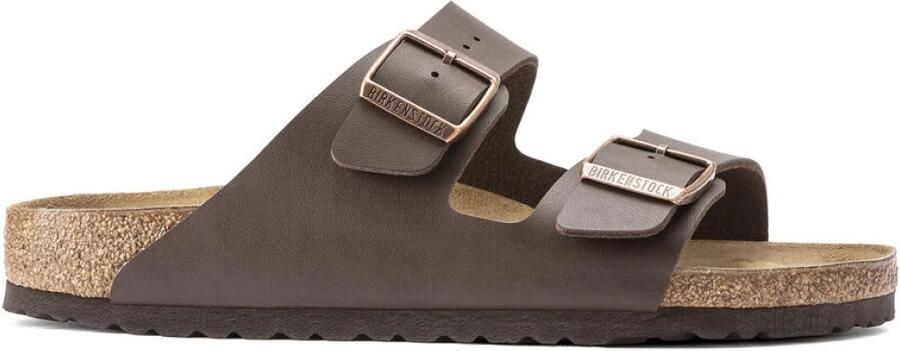 Birkenstock Platte sandalen Arizona Birko-Flor Narrow Dark Brown