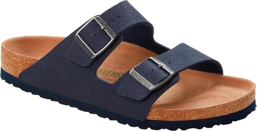 Birkenstock Arizona Heren Slippers Indigo Blue Narrow fit | Blauw | Microvezel