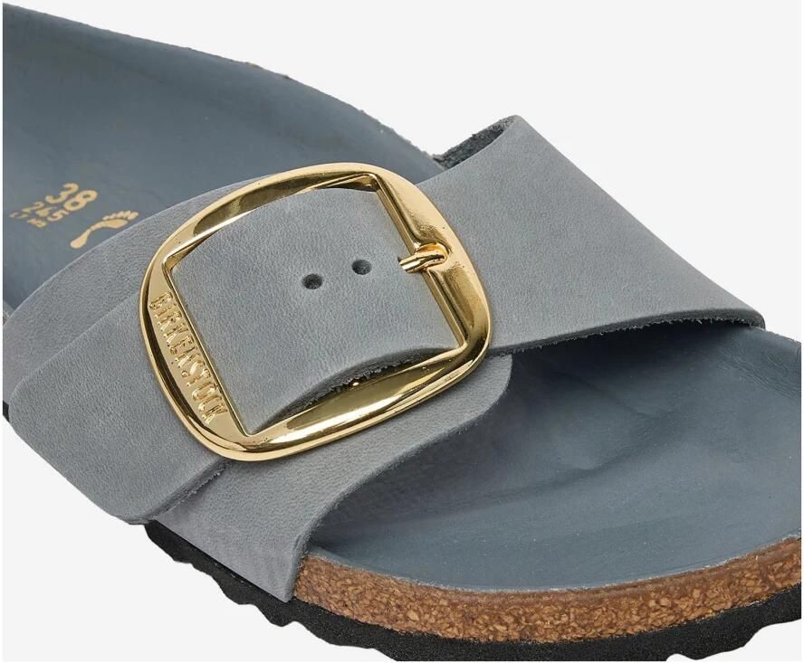 Birkenstock Madrid Big Buckle narrow 1032090 basalt g lichtblauw - Foto 5