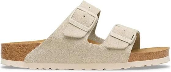 Birkenstock Platte sandalen Arizona Suede Leather Narrow Oyster - Foto 2