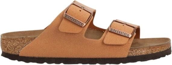 Birkenstock Arizona Vegan Birko-Flor Nubuck Sandalen Brown