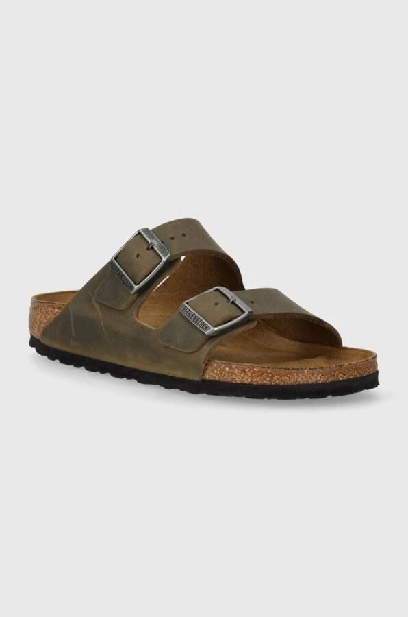 BIRKENSTOCK Slippers Arizona Leer Groen - Foto 9