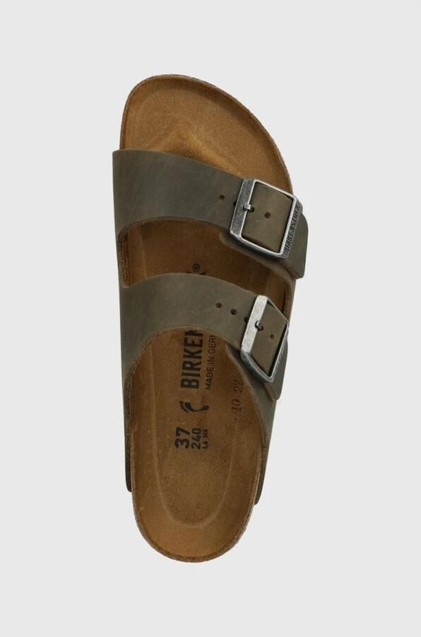 BIRKENSTOCK Slippers Arizona Leer Groen - Foto 2