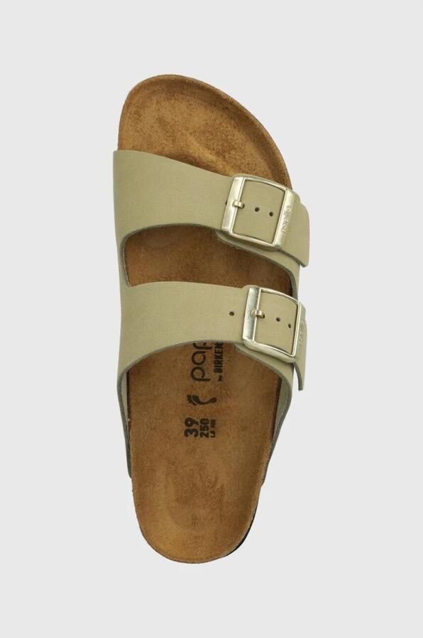 Birkenstock Dames Arizona Platform Nubuck Eucalyptus - Foto 2