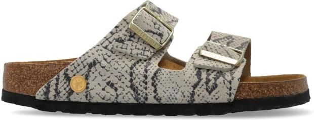 Birkenstock Huisschoenen van echt leer model 'Arizona'