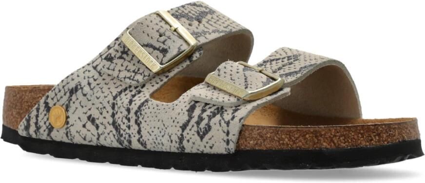 Birkenstock Huisschoenen van echt leer model 'Arizona' - Foto 3