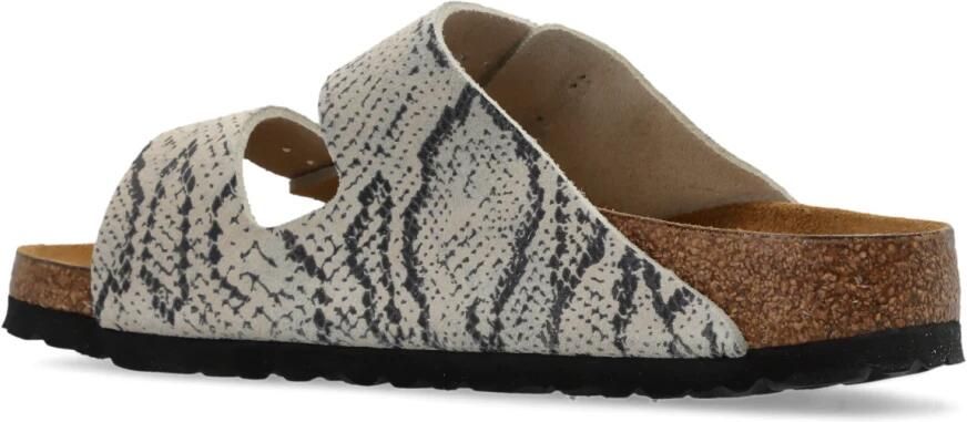 Birkenstock Huisschoenen van echt leer model 'Arizona' - Foto 7