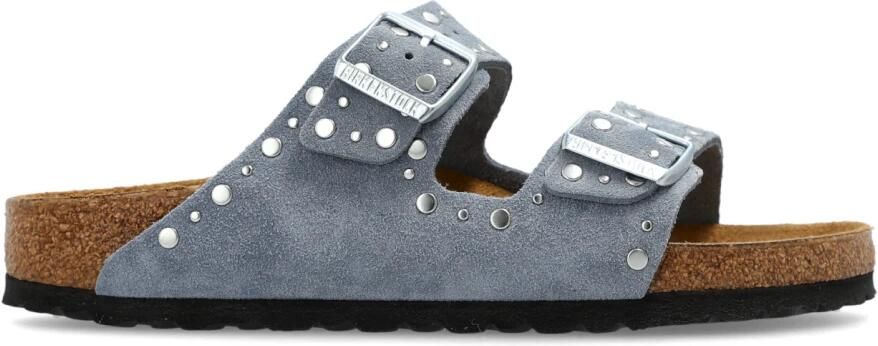 Birkenstock Huisschoenen van echt leer model 'Arizona'