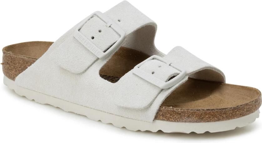 BIRKENSTOCK Slippers Arizona Suède Wit - Foto 2