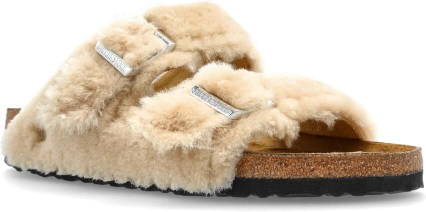 Birkenstock Arizona Shearling Rivet Logo slides - Foto 5