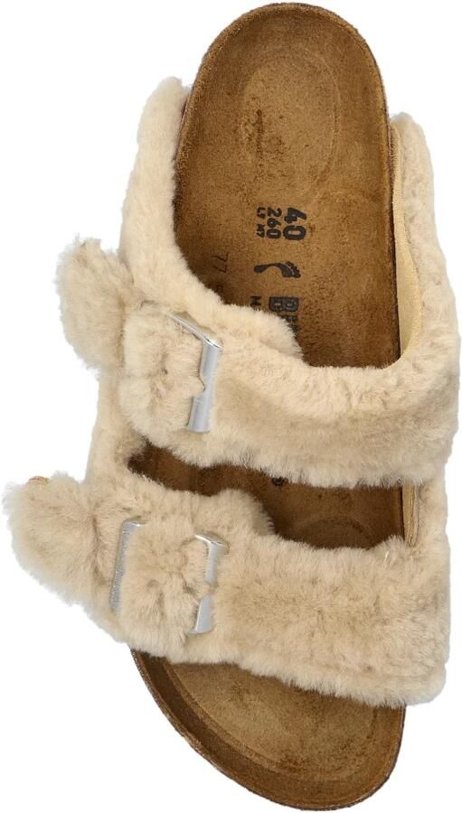 Birkenstock Arizona Shearling Rivet Logo slides - Foto 4