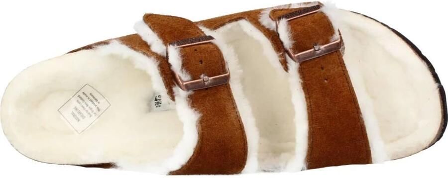 Birkenstock Arizona Shearling Slippers Mink Regular fit | Bruin | Suède - Foto 16