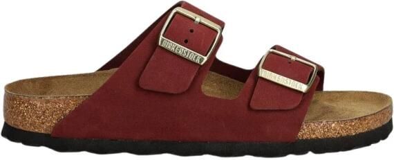 BIRKENSTOCK Muiltjes 'Arizona' donkerbruin wijnrood