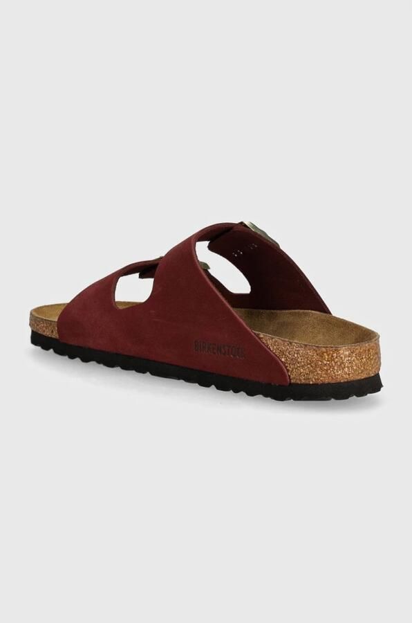 BIRKENSTOCK Muiltjes 'Arizona' donkerbruin wijnrood - Foto 6