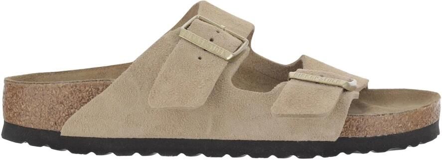 BIRKENSTOCK Slippers Dames Arizona Dames Maat: 42 Materiaal: Suède Kleur: Beige - Foto 3