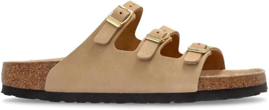 Birkenstock Arizona Suède Sandalen met Drie Bandjes