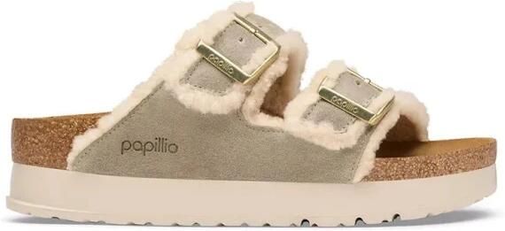 Birkenstock Arizona Teddy Edge Flex Platform