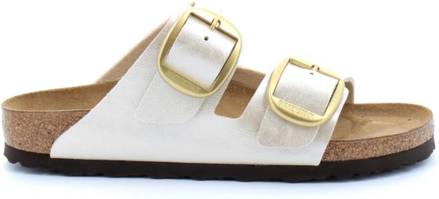 Birkenstock Arizona Big Buckle Graceful Sandals Beige Dames