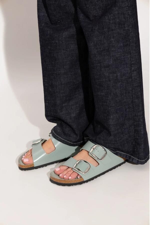 BIRKENSTOCK Muiltjes 'Arizona' pastelgroen - Foto 4