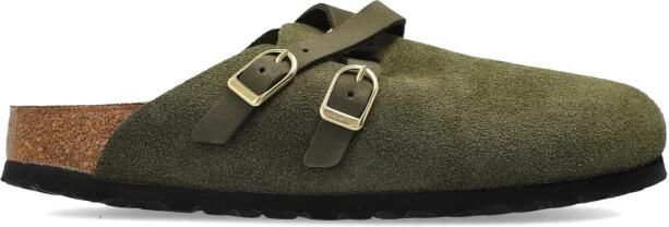 BIRKENSTOCK Muiltjes 'Blair' olijfgroen