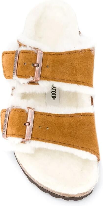 Birkenstock Arizona Shearling Slippers Mink Regular fit | Bruin | Suède - Foto 14