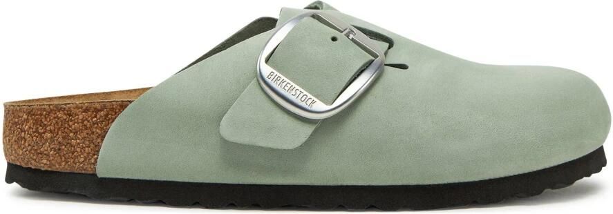 Birkenstock Slippers Boston Big Buckle Blue Dames