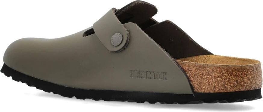 Birkenstock Boston BS Slippers Concrete Gray Narrow Fit Unisex - Foto 5