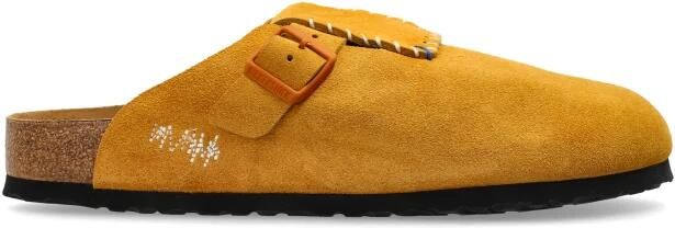 Birkenstock Boston Flap Suede Regular Fit