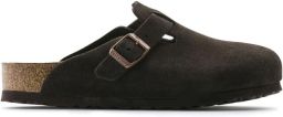 Birkenstock Boston Mocca Suède Nubuck Instappers Smalle Pasvorm