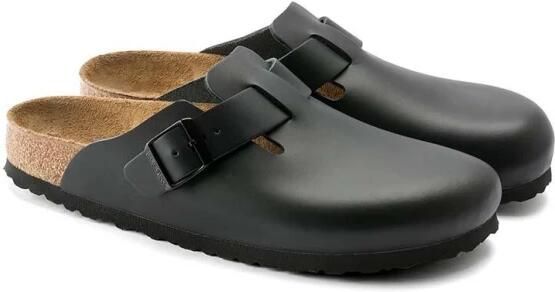 Birkenstock slipper BOSTON Black narrow Naturleder Smooth Leather - Foto 6