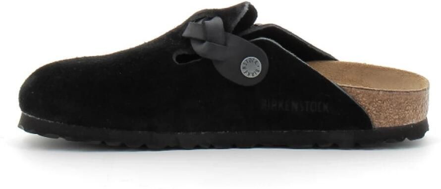 Birkenstock Slippers Mocassins Boston Braided daim