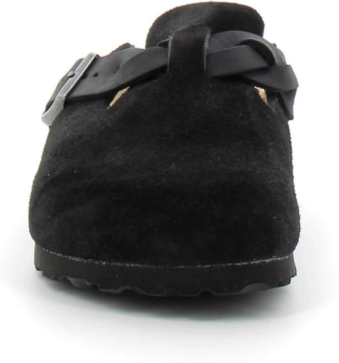 Birkenstock Slippers Mocassins Boston Braided daim - Foto 5