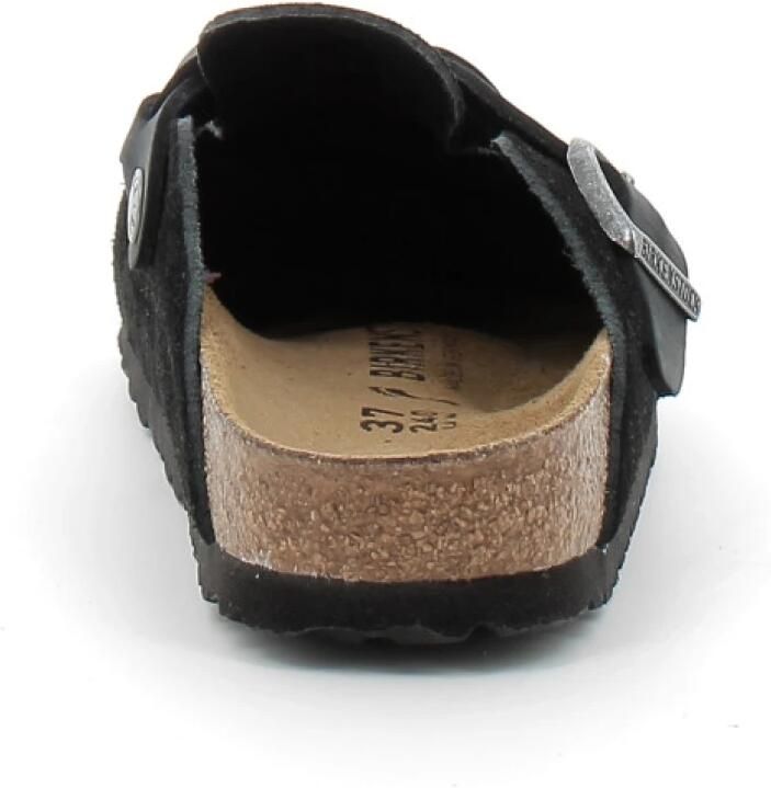 Birkenstock Slippers Mocassins Boston Braided daim - Foto 4
