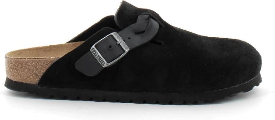 Birkenstock Slippers Mocassins Boston Braided daim - Foto 6
