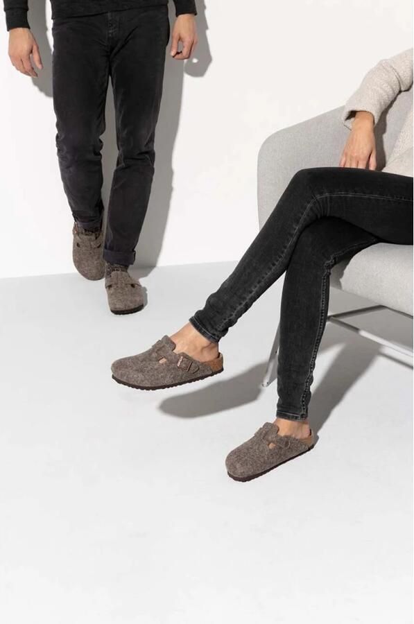 Birkenstock Boston Wool Felt Clogs Pantoffels - Foto 6